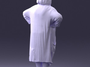 fat woman in colorful clothes 0076 3Dモデル