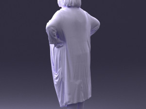 fat woman in colorful clothes 0076 3Dモデル