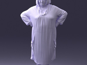 fat woman in colorful clothes 0076 3Dモデル