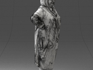 fat woman in colorful clothes 0076 3Dモデル