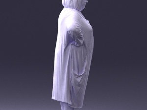 fat woman in colorful clothes 0076 3d print ready 3D Print Model
