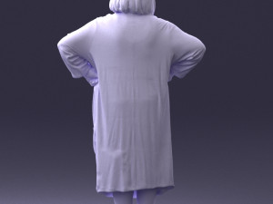 fat woman in colorful clothes 0076 3d print ready 3D Print Model