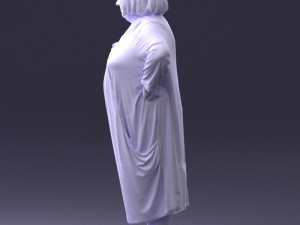 fat woman in colorful clothes 0076 3d print ready 3D Print Model