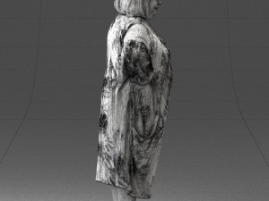 fat woman in colorful clothes 0076 3d print ready 3D Print Model