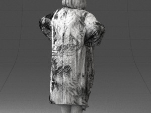 fat woman in colorful clothes 0076 3d print ready 3D Print Model
