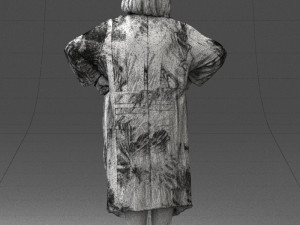 fat woman in colorful clothes 0076 3d print ready 3D Print Model