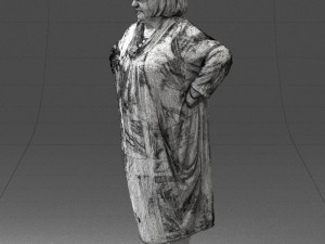 fat woman in colorful clothes 0076 3d print ready 3D Print Model