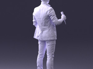 male singer 0079 3d print ready Modello di stampa 3D