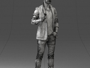 male singer 0079 3d print ready Modello di stampa 3D