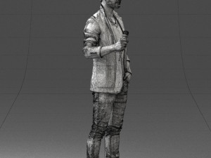 male singer 0079 3d print ready Modello di stampa 3D
