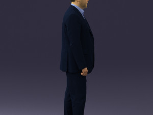 man in blue jacket 0074 3d print ready 3D 打印模型