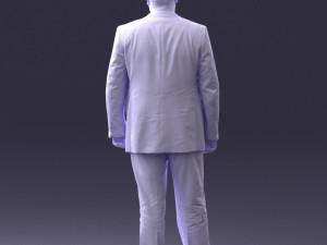 man in blue jacket 0074 3d print ready 3D 打印模型