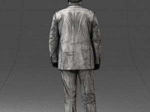 man in blue jacket 0074 3d print ready 3D 打印模型
