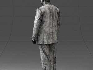 man in blue jacket 0074 3d print ready 3D 打印模型