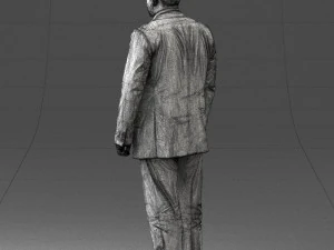 000408 Business Man in Suit 3dp 3D Print Model