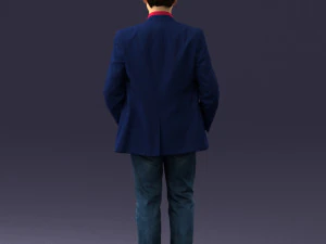 000414 Realistic Teen Boy Character Full Body Scan Casual 3D Model