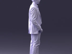 000414 Realistic Teen Boy Character Full Body Scan Casual 3D Model