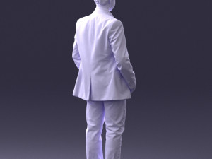 boy in blue jacket 0080 3D Модель