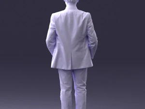 000414 Realistic Teen Boy Character Full Body Scan Casual 3D Model