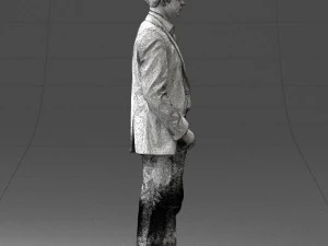 000414 Realistic Teen Boy Character Full Body Scan Casual 3D Model
