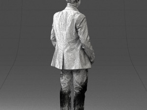 boy in blue jacket 0080 3D Модель