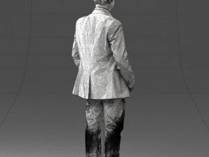 000414 Realistic Teen Boy Character Full Body Scan Casual 3D Model