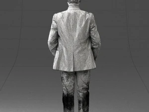 000414 Realistic Teen Boy Character Full Body Scan Casual 3D Model