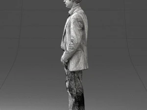 000414 Realistic Teen Boy Character Full Body Scan Casual 3D Model