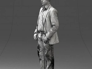 000414 Realistic Teen Boy Character Full Body Scan Casual 3D Model