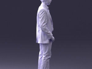 boy in blue jacket 0080 3d print ready 3D-printmodel
