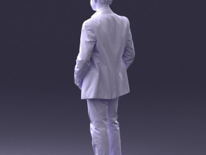 boy in blue jacket 0080 3d print ready 3D-printmodel