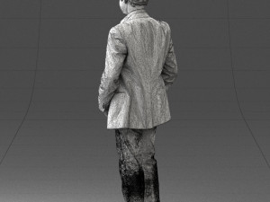 boy in blue jacket 0080 3d print ready 3D-printmodel