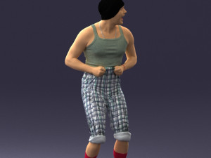 man in humorous pose 0087 Modèle 3D