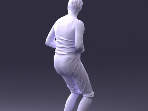 man in humorous pose 0087 Modèle 3D