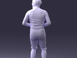 man in humorous pose 0087 Modèle 3D
