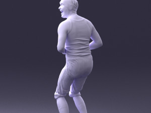 man in humorous pose 0087 Modèle 3D