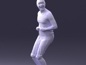 man in humorous pose 0087 Modèle 3D