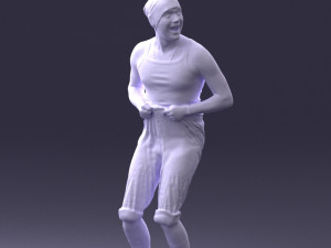 man in humorous pose 0087 Modèle 3D