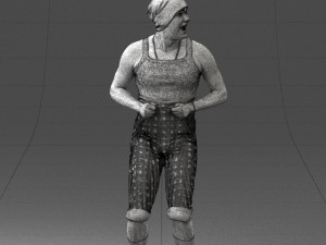 man in humorous pose 0087 Modèle 3D