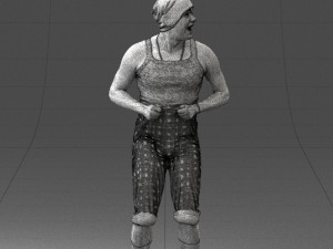man in humorous pose 0087 Modèle 3D