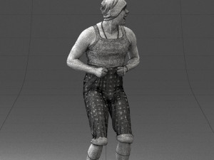 man in humorous pose 0087 Modèle 3D