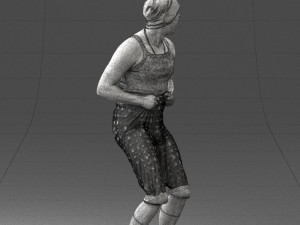 man in humorous pose 0087 Modèle 3D