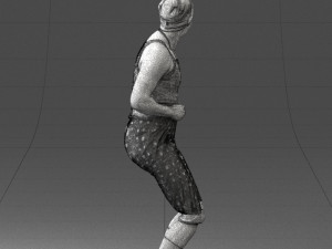man in humorous pose 0087 Modèle 3D