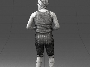 man in humorous pose 0087 Modèle 3D