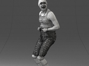 man in humorous pose 0087 Modèle 3D