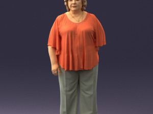 old woman 0082 3d print ready 3D 打印模型