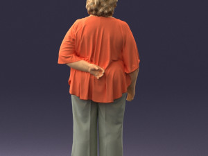 old woman 0082 3d print ready 3D 打印模型
