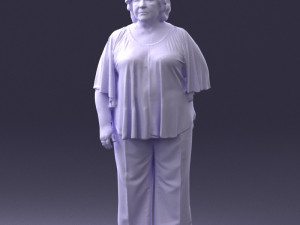 old woman 0082 3d print ready 3D 打印模型