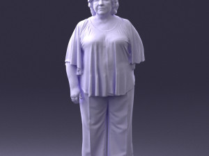 old woman 0082 3d print ready 3D 打印模型