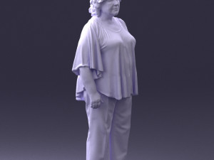 old woman 0082 3d print ready 3D 打印模型